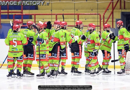 2022-02-05 Hockey Milano Bears-Valpellice Bulldogs (2-7)